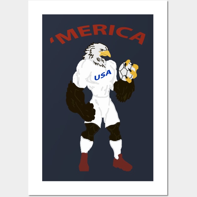 USMNT Eagle Wall Art by BackupAllStars